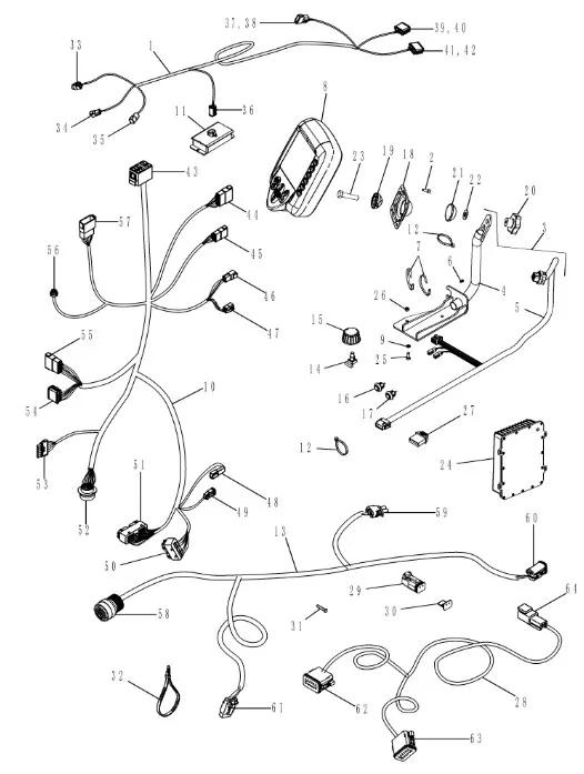 87602268 - электропроводка